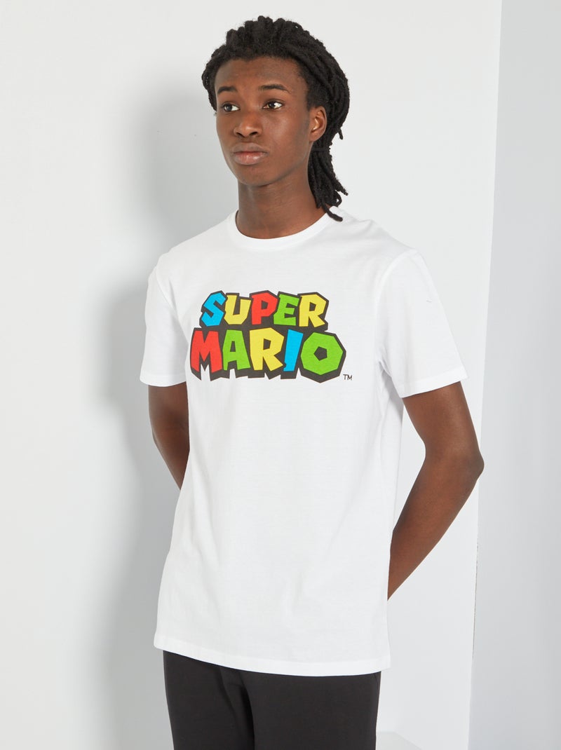 Camiseta 'Super Mario' blanco - Kiabi