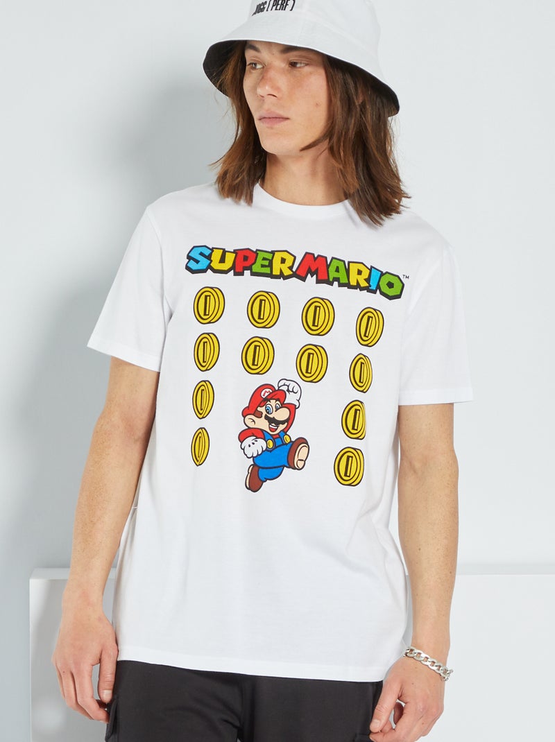 Camiseta 'Super Mario' blanco - Kiabi