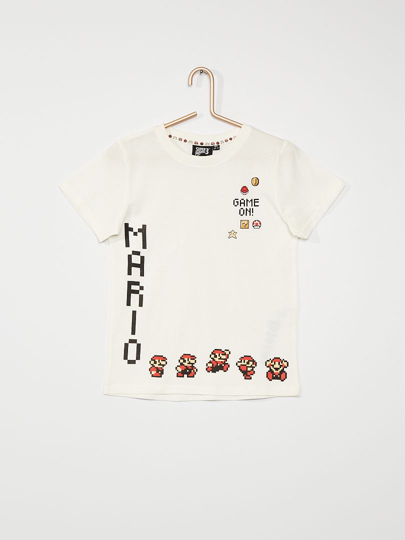 Camiseta 'Super Mario Bros' Blanco - Kiabi