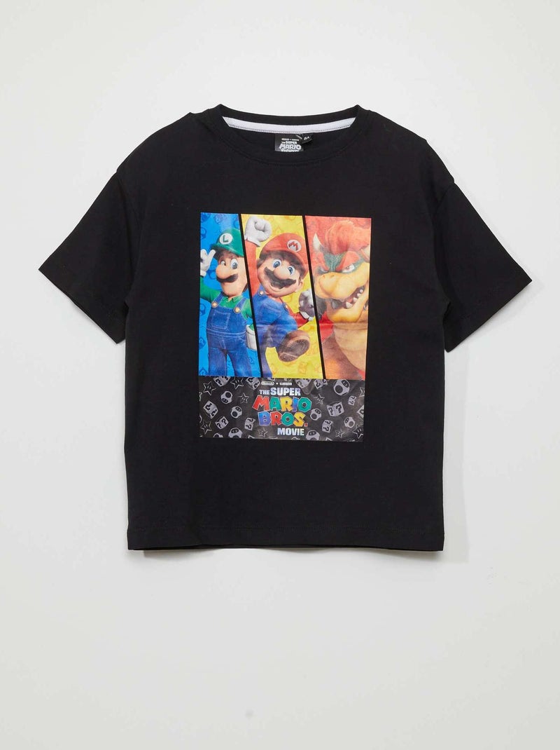 Camiseta 'Super Mario Bros. Movie' 'Nintendo' NEGRO - Kiabi