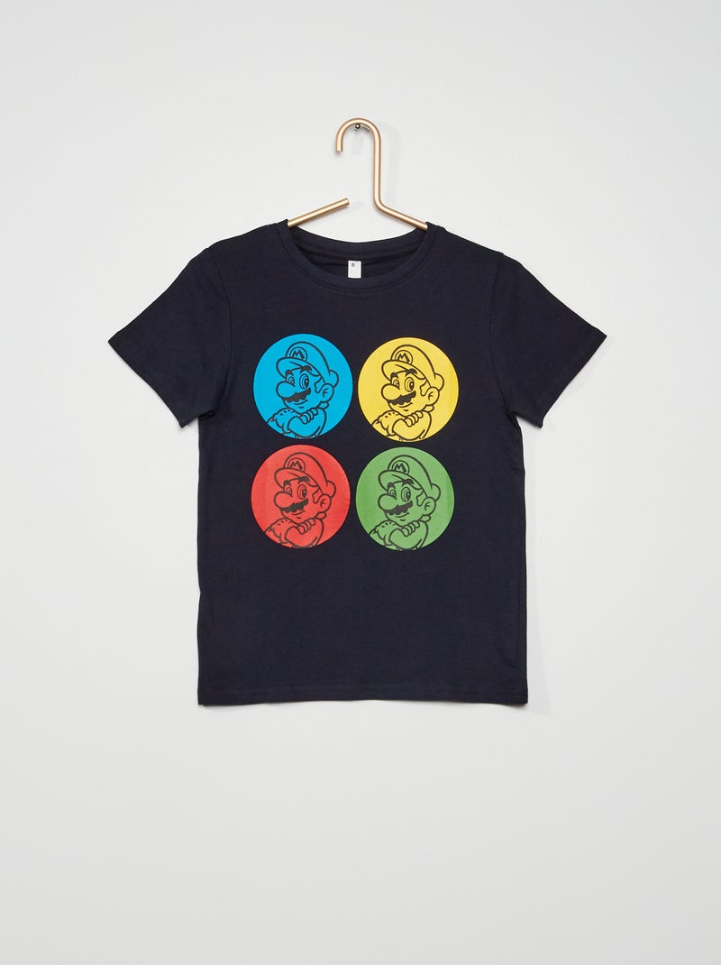 Camiseta 'Super Mario' 'Nintendo' azul - Kiabi