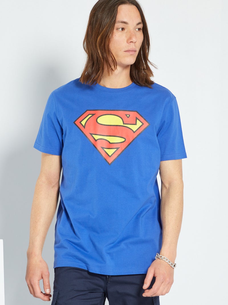 Camiseta 'Superman' azul - Kiabi