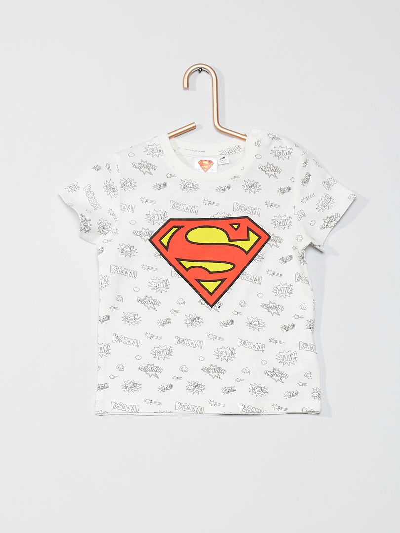 Camiseta 'Superman' BLANCO - Kiabi