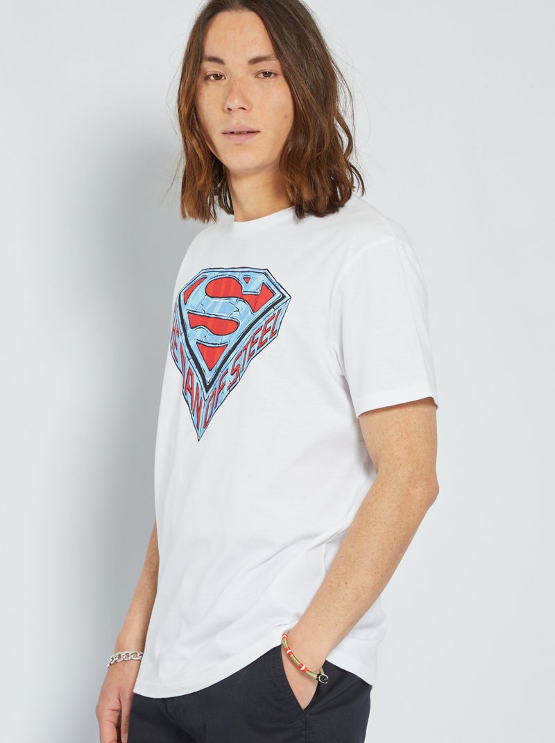 Camiseta 'Superman' blanco - Kiabi