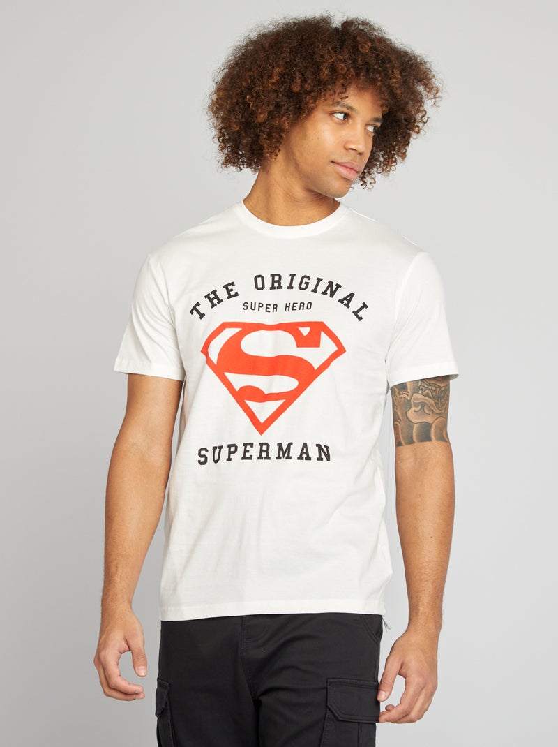 Camiseta 'Superman' 'DC Comics' BLANCO - Kiabi