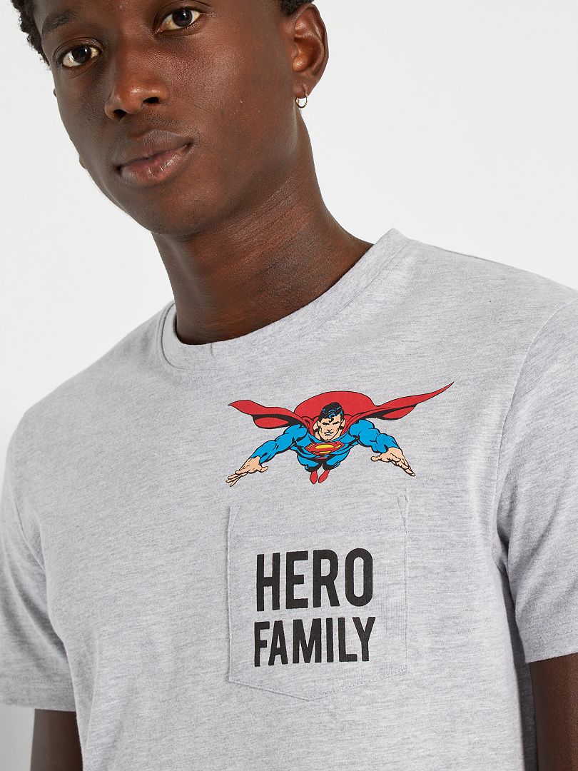 Camiseta 'Superman' gris - Kiabi