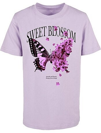 Camiseta sweet blossom and beauty para niños/niñas - mister tee