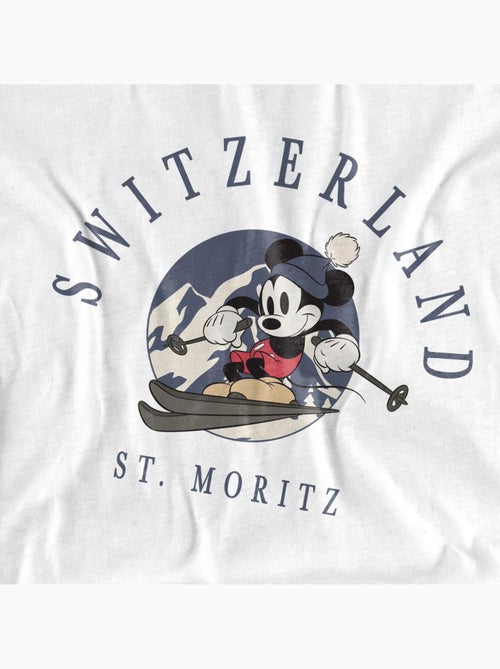 Camiseta switzerland de mickey mouse para adultos unisex - disney - Kiabi