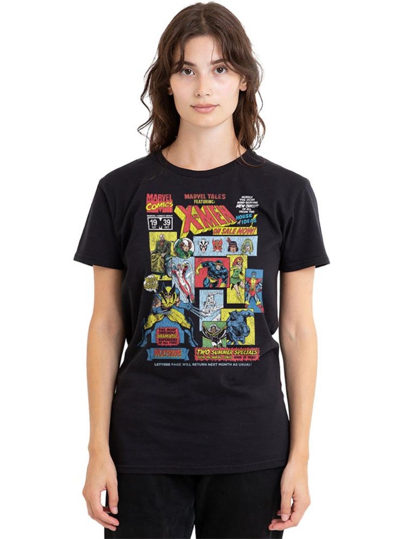 Camiseta tales para mujer - x-men Negro - Kiabi