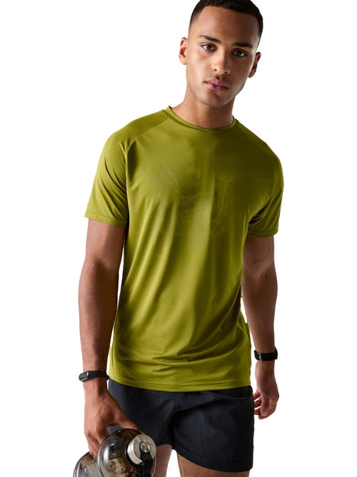 Camiseta tech ii diseño diseño impreso para hombre - dare 2b - Kiabi Camiseta tech ii diseño diseño impreso para hombre - dare 2b - Kiabi
