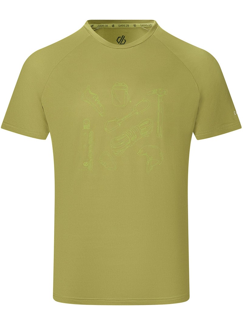 Camiseta tech ii diseño diseño impreso para hombre - dare 2b Dorado - Kiabi