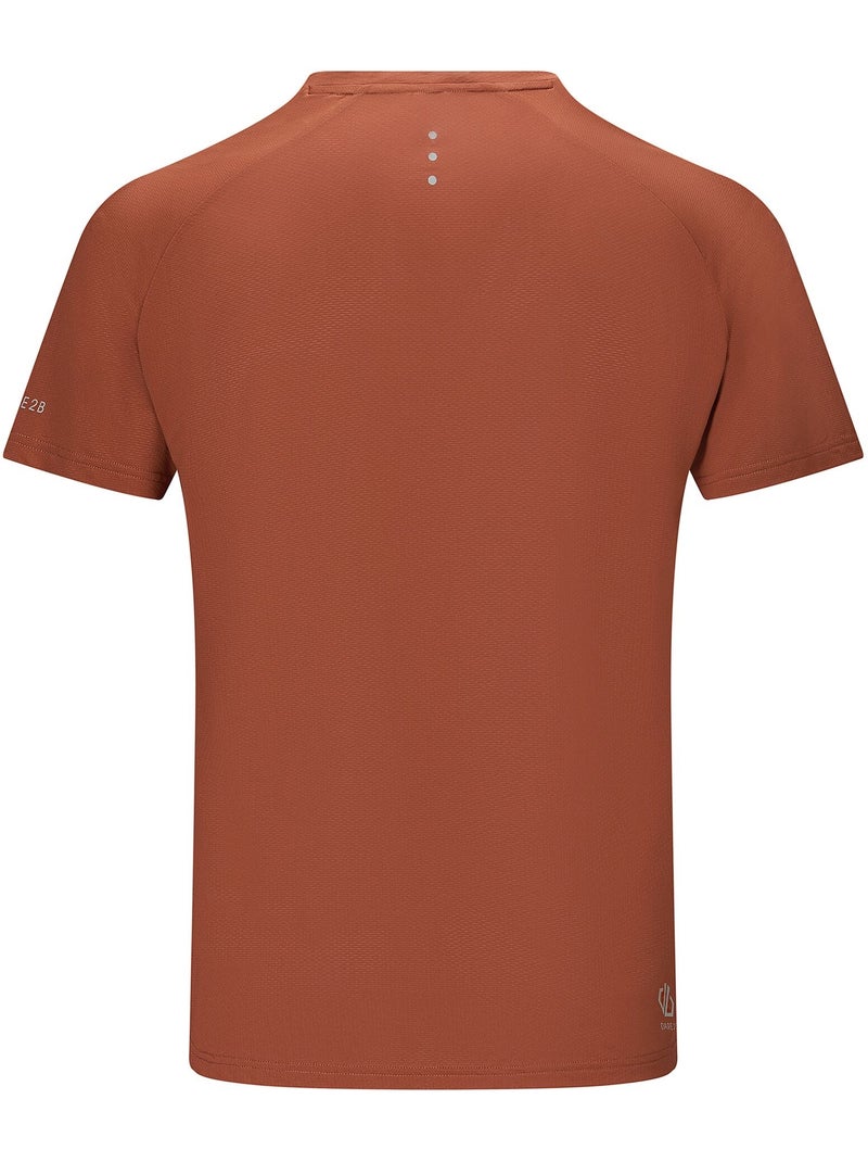 Camiseta tech ii diseño por capas para hombre - dare 2b Naranja - Kiabi
