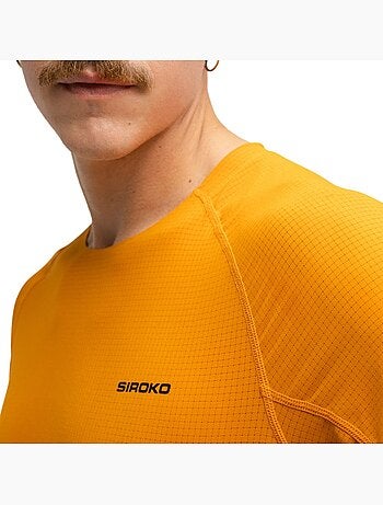 Camiseta técnica manga corta cicloturismo hombre ciclismo hombre pilgrim