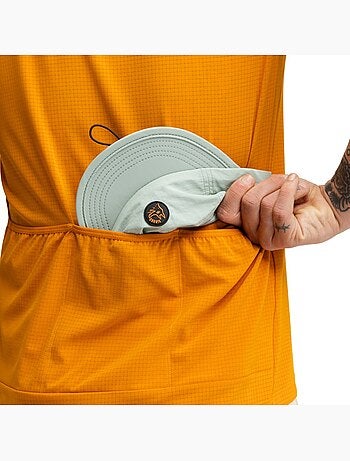 Camiseta técnica manga corta cicloturismo hombre ciclismo hombre pilgrim