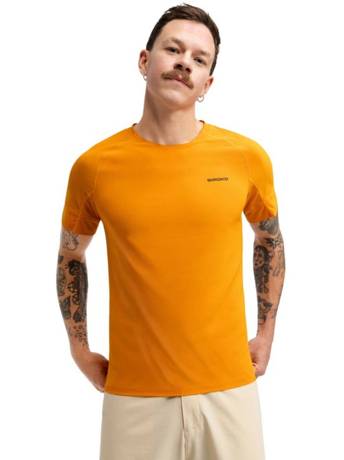 Camiseta técnica manga corta cicloturismo hombre ciclismo hombre pilgrim - Kiabi Camiseta técnica manga corta cicloturismo hombre ciclismo hombre pilgrim - Kiabi