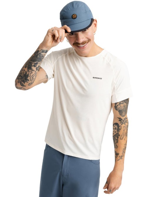 Camiseta técnica manga corta cicloturismo hombre ciclismo hombre pilgrim sand - Kiabi Camiseta técnica manga corta cicloturismo hombre ciclismo hombre pilgrim sand - Kiabi