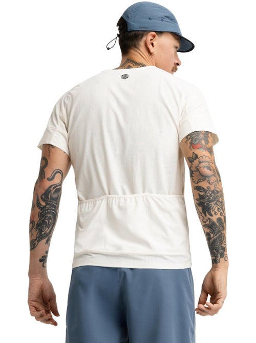 Camiseta técnica manga corta cicloturismo hombre ciclismo hombre pilgrim sand - Kiabi Camiseta técnica manga corta cicloturismo hombre ciclismo hombre pilgrim sand - Kiabi