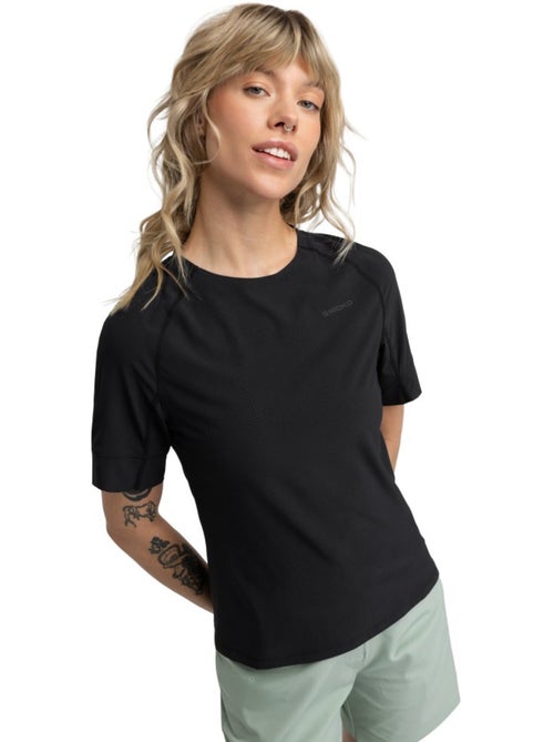 Camiseta técnica manga corta cicloturismo mujer ciclismo mujer map - Kiabi Camiseta técnica manga corta cicloturismo mujer ciclismo mujer map - Kiabi