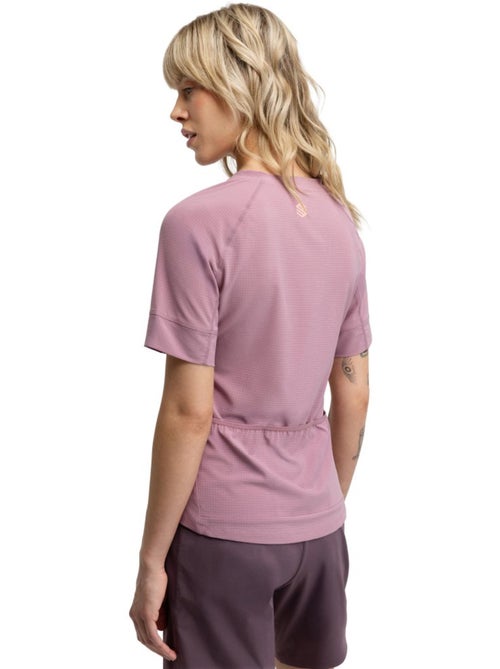 Camiseta técnica manga corta cicloturismo mujer ciclismo mujer map - Kiabi Camiseta técnica manga corta cicloturismo mujer ciclismo mujer map - Kiabi
