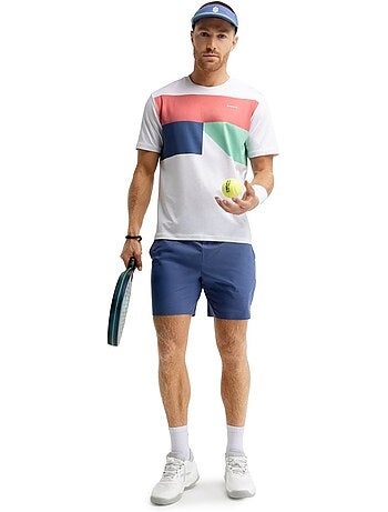 Camiseta técnica manga corta pádel hombre pádel hombre round erit