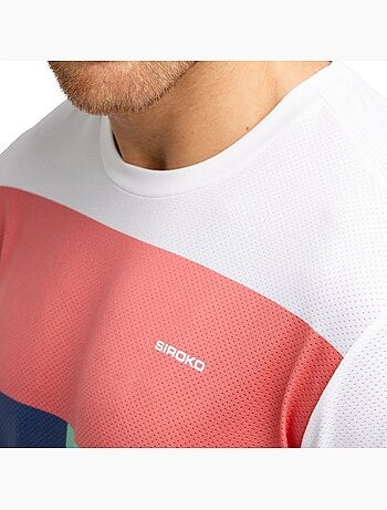 Camiseta técnica manga corta pádel hombre pádel hombre round erit