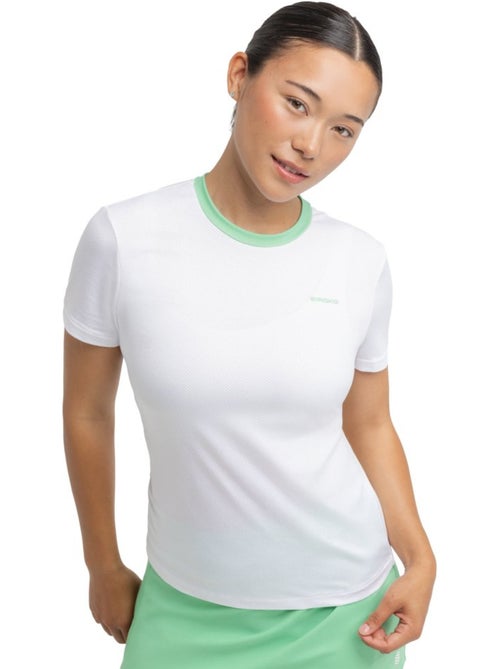 Camiseta técnica manga corta pádel mujer pádel mujer pesaro - Kiabi