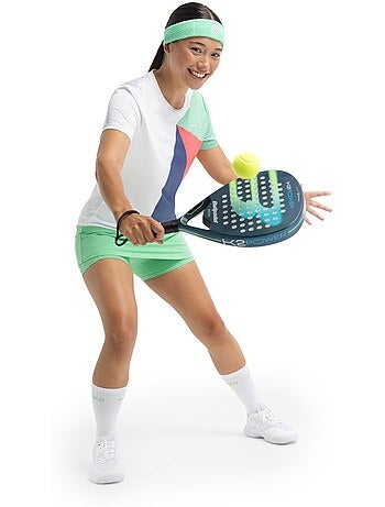 Camiseta técnica manga corta pádel mujer pádel mujer pesaro erit