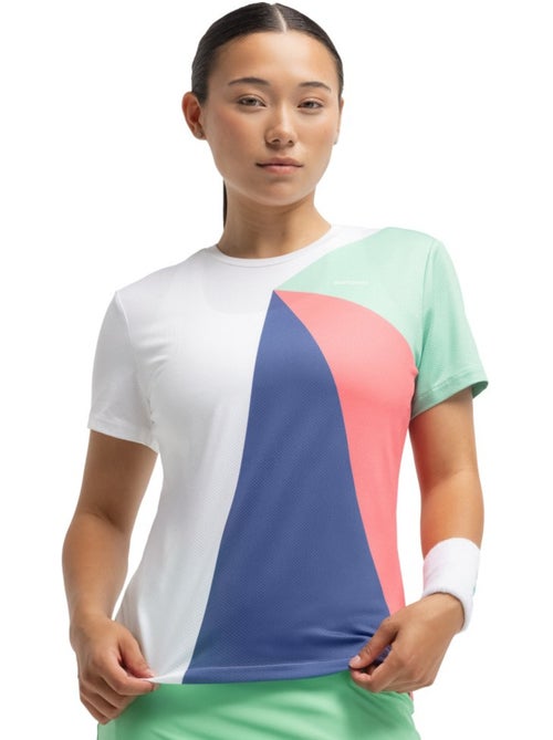 Camiseta técnica manga corta pádel mujer pádel mujer pesaro erit - Kiabi