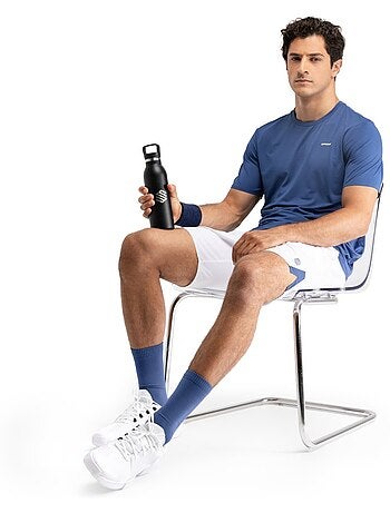 Camiseta técnica manga corta tenis hombre tenis hombre lob