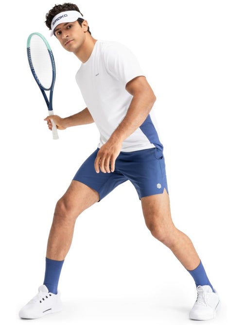 Camiseta técnica manga corta tenis hombre tenis hombre lob - Kiabi