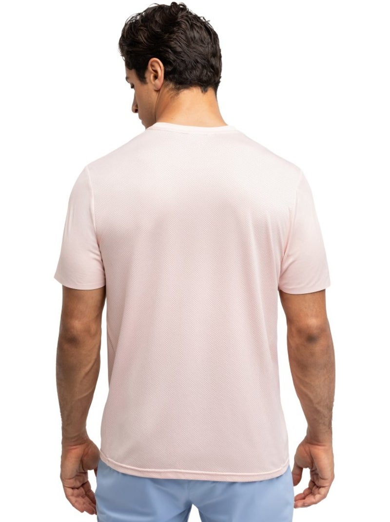 Camiseta técnica manga corta tenis hombre tenis hombre lob Rosa - Kiabi