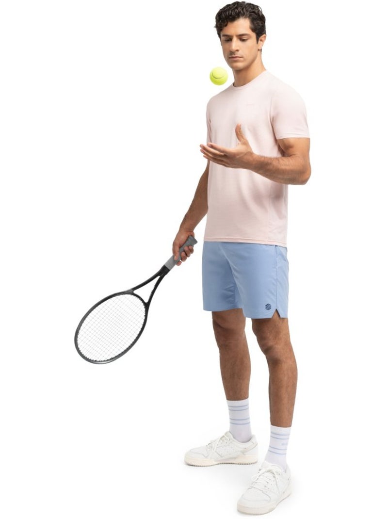 Camiseta técnica manga corta tenis hombre tenis hombre lob Rosa - Kiabi