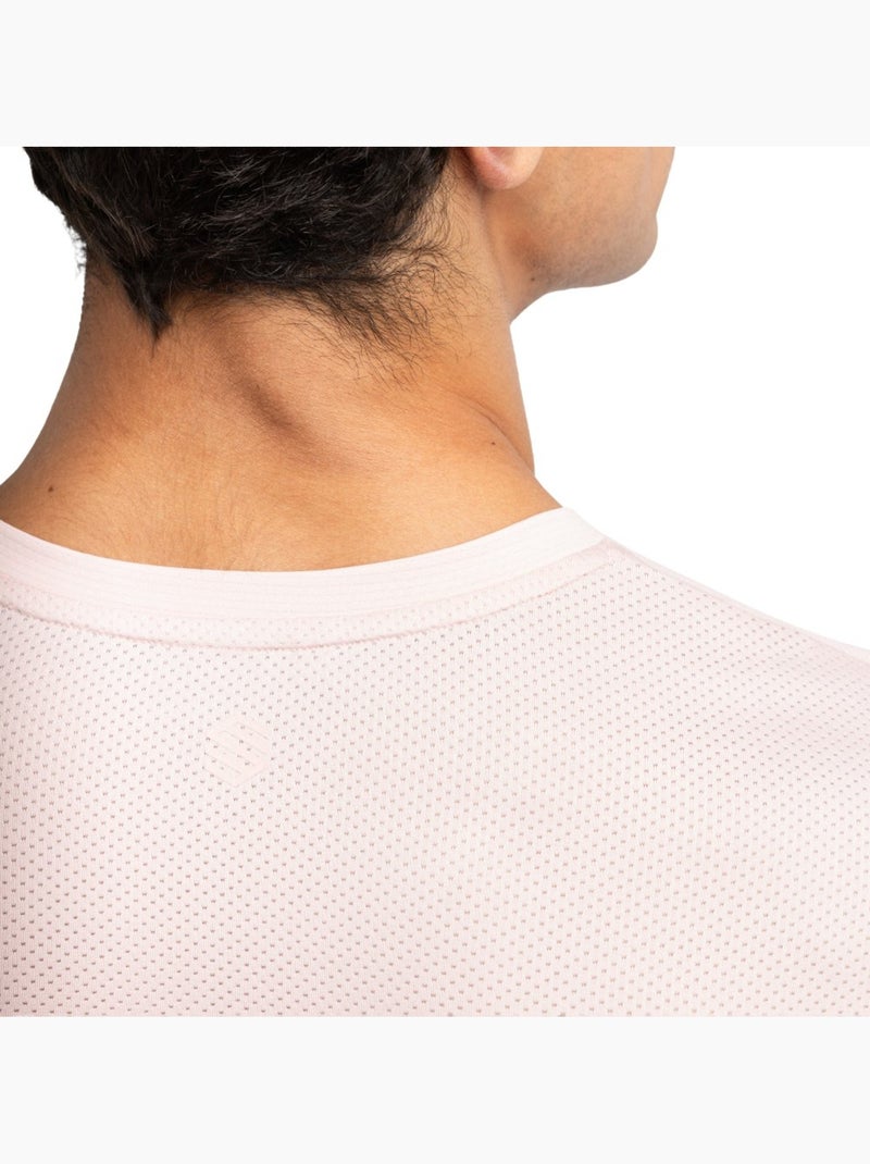 Camiseta técnica manga corta tenis hombre tenis hombre lob Rosa - Kiabi