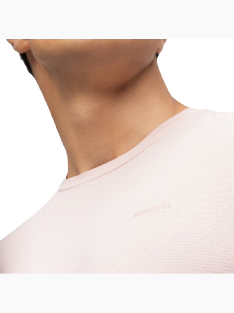 Camiseta técnica manga corta tenis hombre tenis hombre lob Rosa - Kiabi