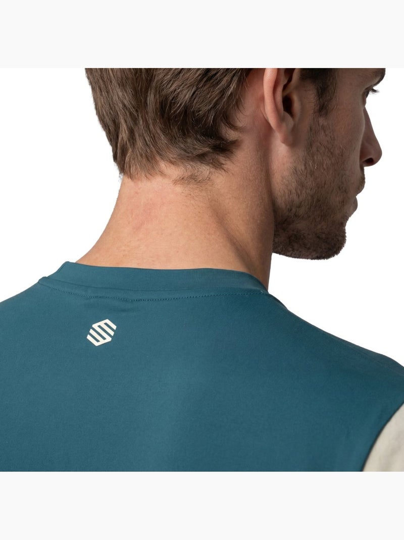 Camiseta técnica manga larga tenis hombre tenis hombre roma Verde - Kiabi