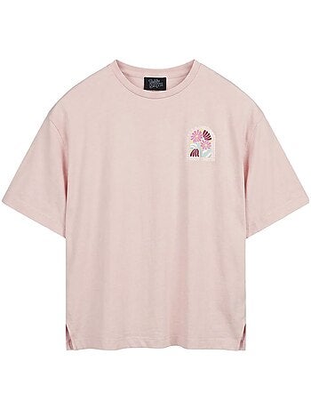 Camiseta teddy smith de mujer con estampado de s