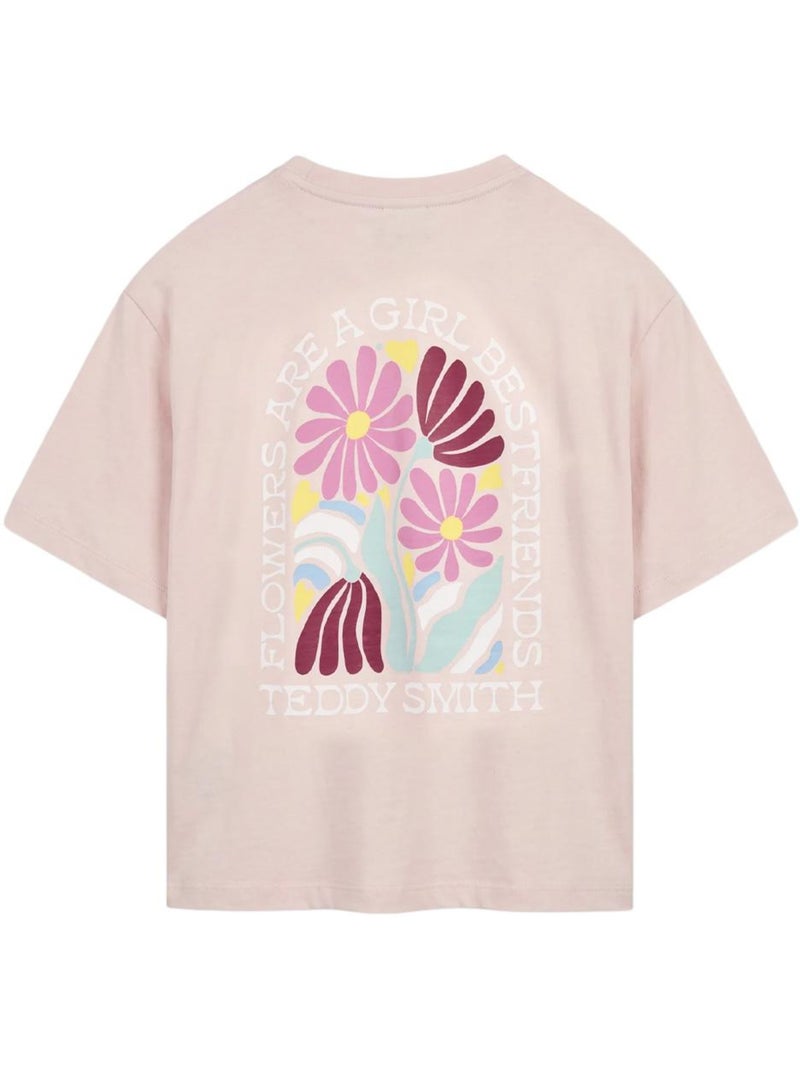 Camiseta teddy smith de mujer con estampado de s Rosa - Kiabi