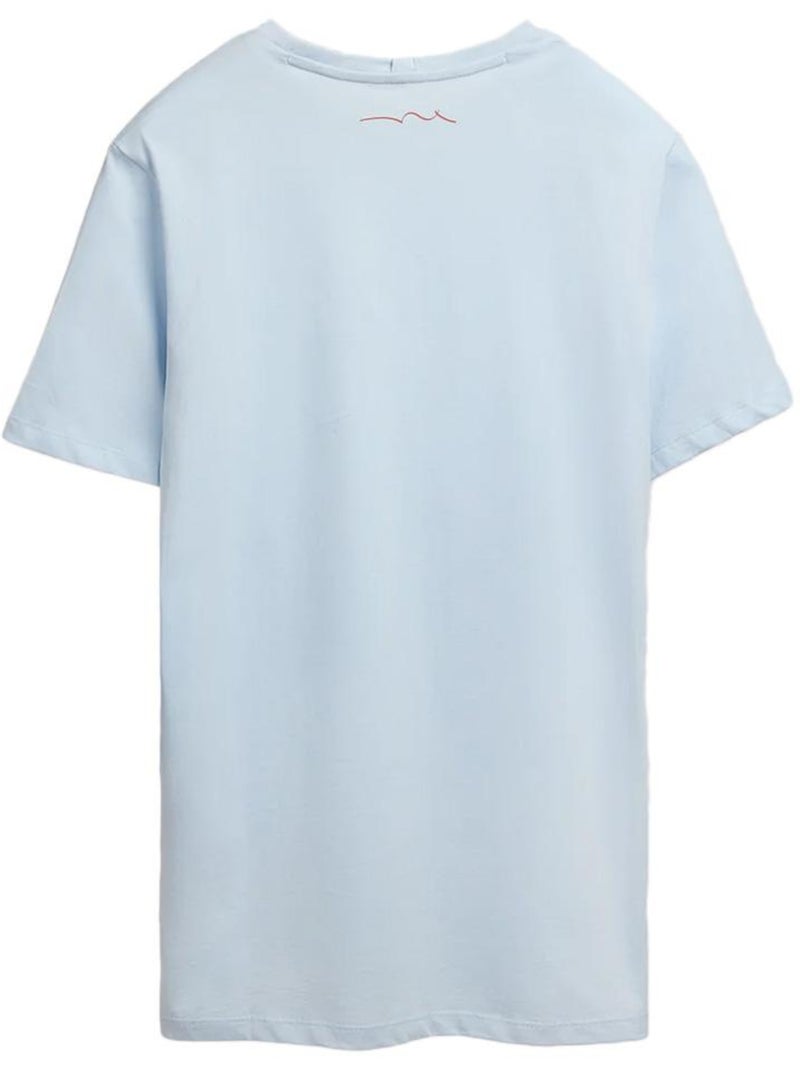 Camiseta Teddy Smith para Hombre Azul claro - Kiabi