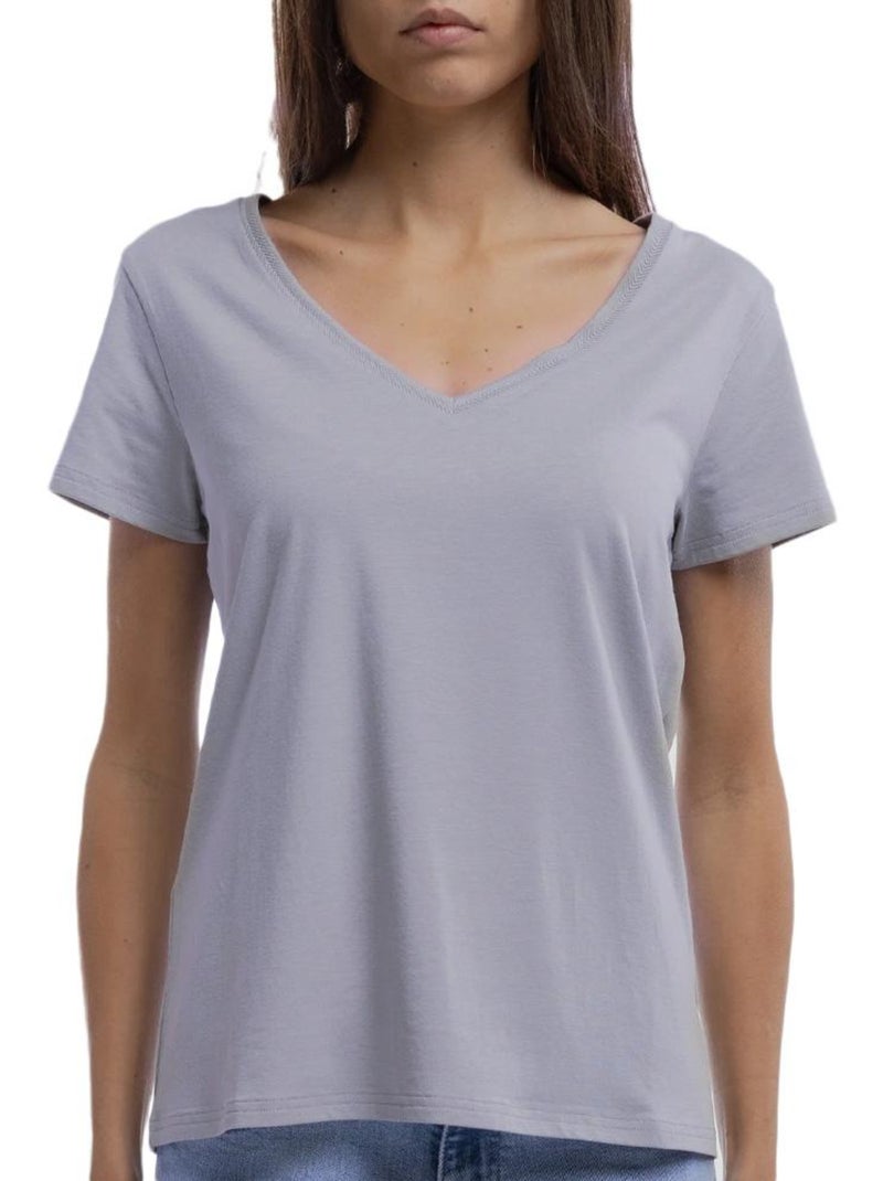 Camiseta Teddy Smith para Mujer Azul - Kiabi