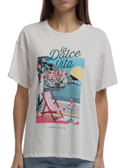 Camiseta Teddy Smith para Mujer - Kiabi