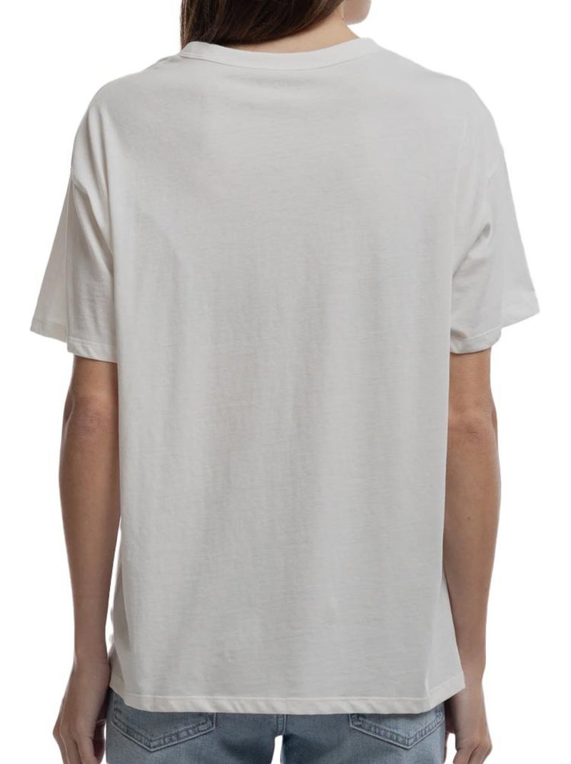 Camiseta Teddy Smith para Mujer Blanco - Kiabi