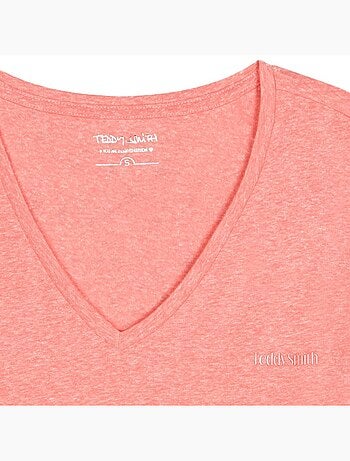 Camiseta Teddy Smith para Mujer con Diseño de