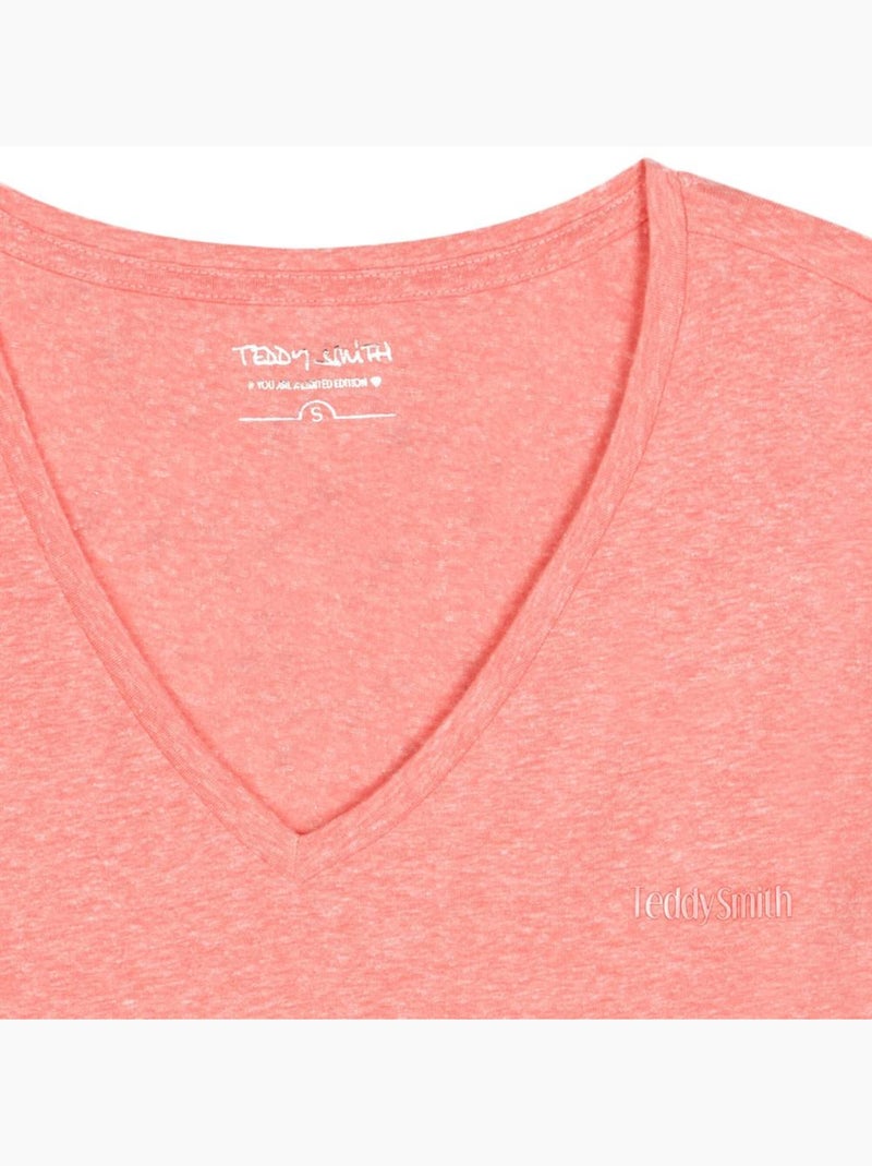 Camiseta Teddy Smith para Mujer con Diseño de Rosa - Kiabi