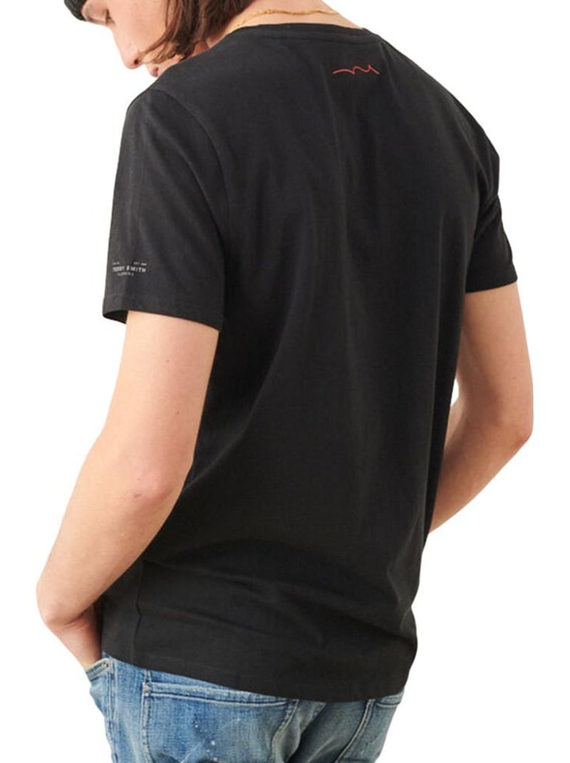 Camiseta Teddy Smith para Mujer Negro - Kiabi