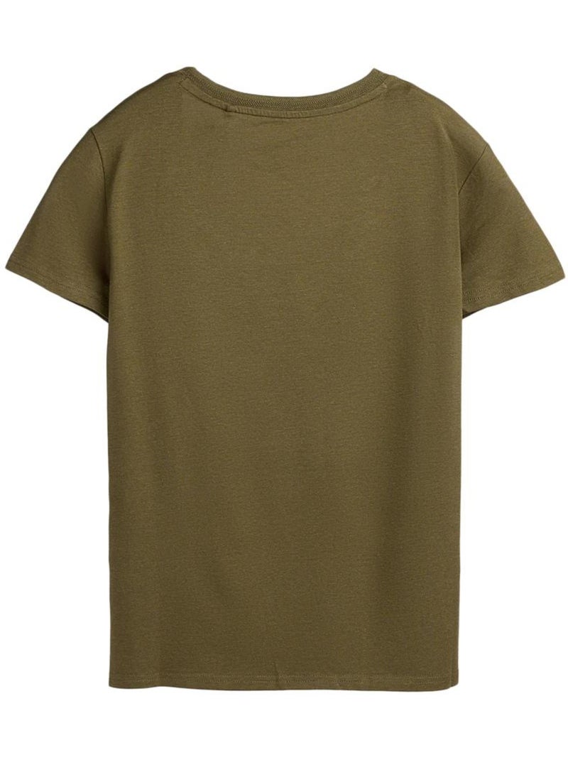 Camiseta Teddy Smith para Mujer Verde caqui claro - Kiabi