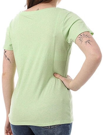 Camiseta Teddy Smith para Mujer con Diseño de