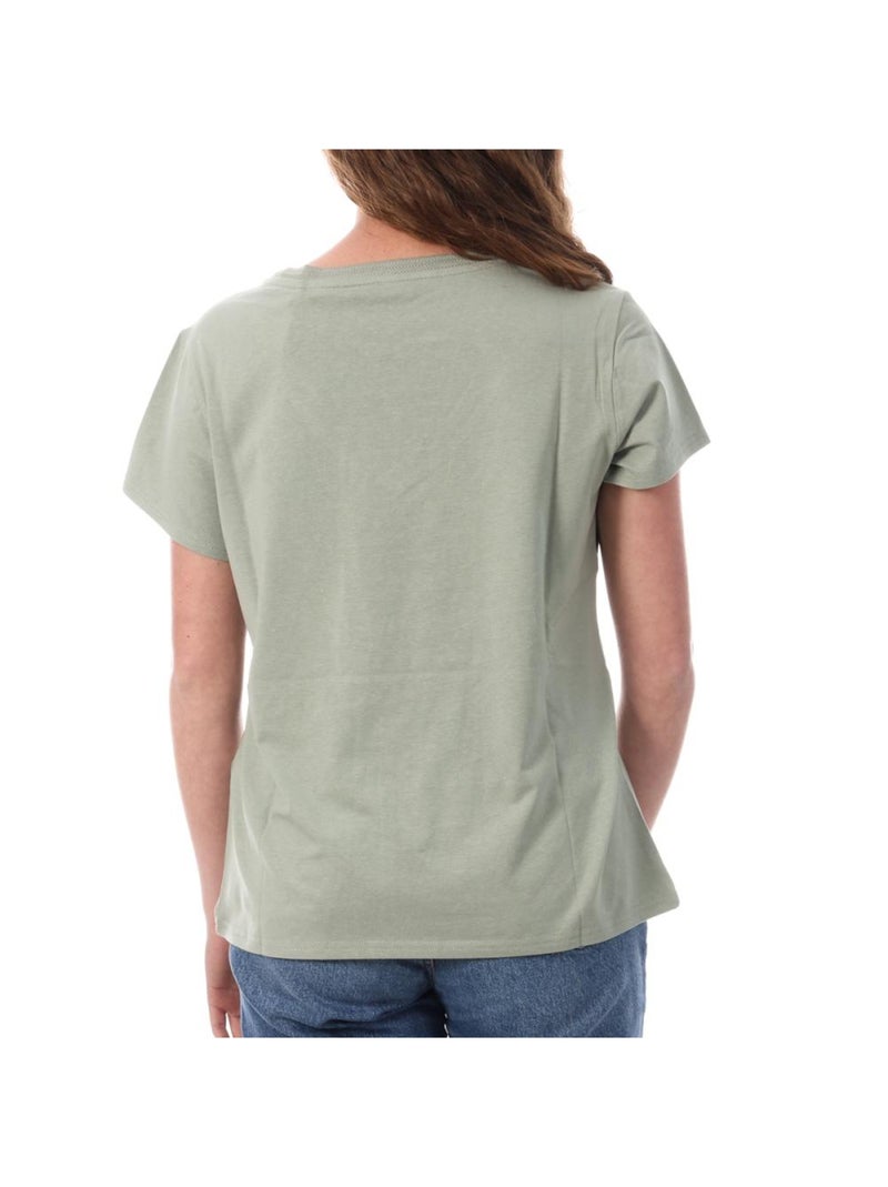 Camiseta Teddy Smith para Mujer Verde - Kiabi
