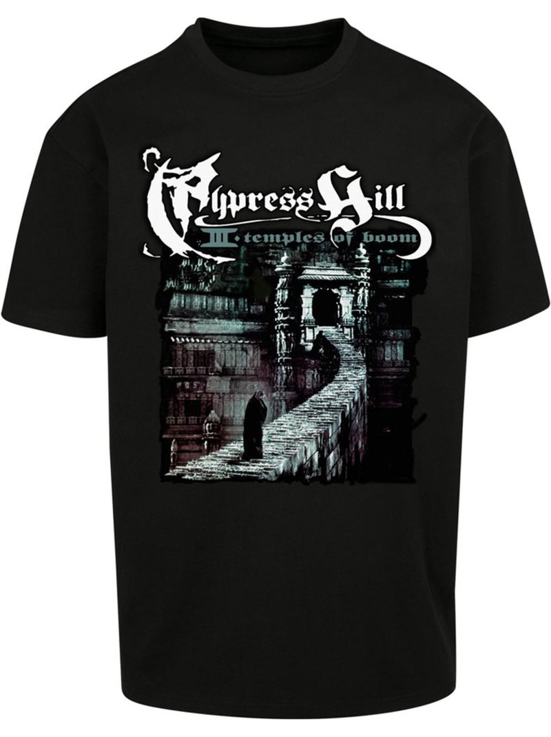 Camiseta temples of boom diseño cypress hill para hombre - mister tee Negro - Kiabi