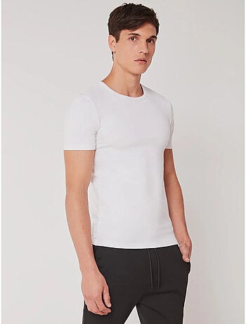Camiseta termal de hombre de manga corta en tejido de modal