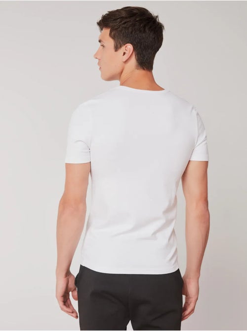Camiseta termal de hombre de manga corta en tejido de modal - Kiabi Camiseta termal de hombre de manga corta en tejido de modal - Kiabi